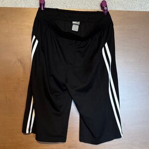 C9 by Champion Black Athletic Shorts with White Side Stripes